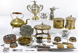 Brass and Silver Plate Assortment