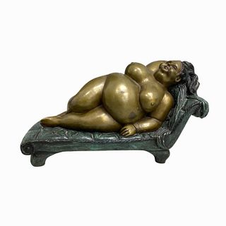 Bruno Luna Nude Woman Bronze Statue