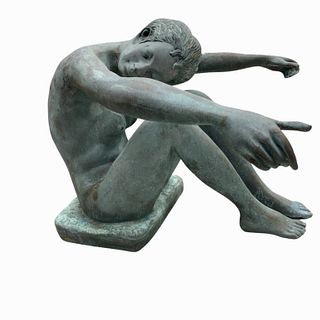 Bronze Woman "Sleeping Beauty" Sculpture