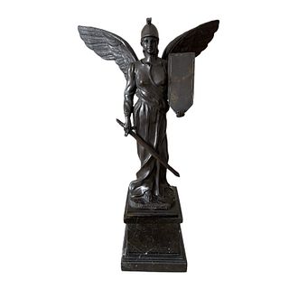 Greek Athena Bronze Sculpture