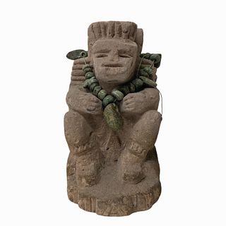 Pre-Colombian Hand Carved Rock Sculpture