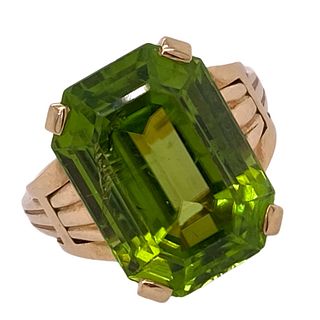 Tiffany & Co Vintage Emerald Cut Peridot