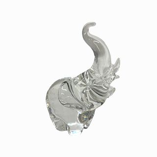 Steuben Crystal Art Glass Elephant