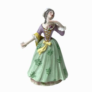 Small Porcelain Woman Figurine