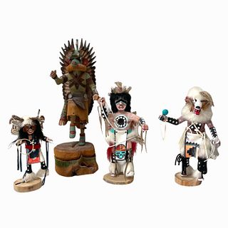 Group of 4 Hopi Kachina Dolls