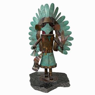 Dale Anderson Copper Eagle Kachina Sculpture