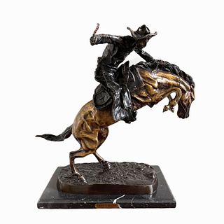 Frederic Remington "Bronco Buster" Bronze