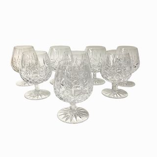 (8) Waterford Crystal Lismore Brandy Snifters