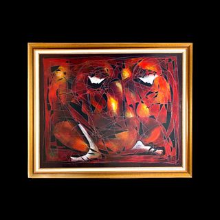 "Un Coeur" Jean-Claude Gaugy 56 x 67