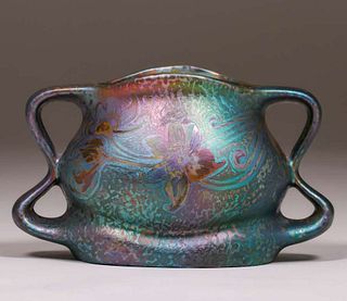 Weller Sicard Two-Handled Vase c1905
