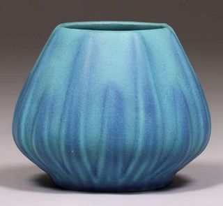 Van Briggle Matte Turquoise Vase c1930s
