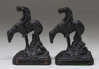 Armor Bronze Company "End of the Trail" Bookends