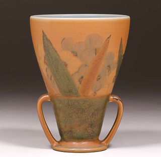 Rookwood Wilhelmina Rheim Two-Handled Vase 1929
