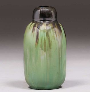 Early Fulper "First Fifteen" #12 Double Oviform Vase