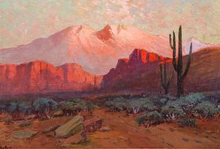Arhur Best Painting "San Francisco Mountains" Arizona