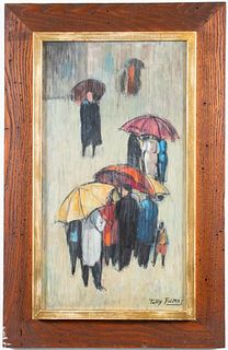 Tully Filmus "Rainy Day" Oil on Canvas