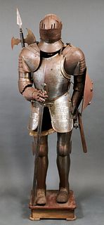 Spanish Full Suit of Armor, Antique