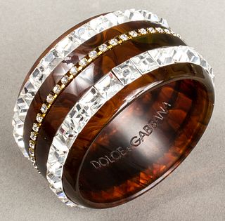 Dolce & Gabbana Jeweled Bangle Bracelet