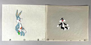 Bugs Bunny and Sylvester Animation Cels