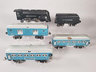 Five Lionel O Gauge Train Cars