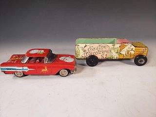 Ichiko Santa Claus Car and Courtland Easter Truck