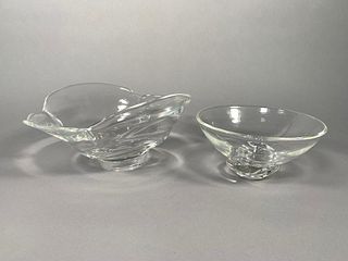 Two Steuben Crystal Bowls