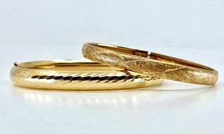 Two Gold Bangles
