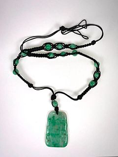 Burmese Jadeite Necklace, Chinese