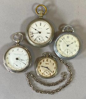 Four Antique Pocket Watches