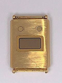 Bulova Phantom LCD 18 Kt Gold Watch, 1979
