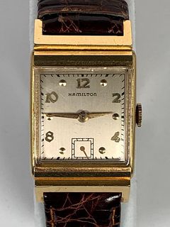 14K Gold Hamilton Vintage Wrist Watch