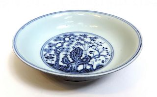 Blue & White Xuande Mark Plate