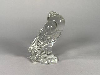 Molded Glass Automotive Mascot, Dove