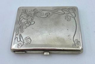 Russian Silver Cigarette Case, c.1900