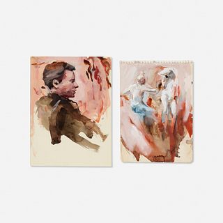 Richard Estes, Untitled (two works)