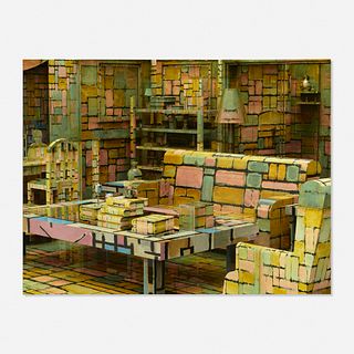 Jon Rafman, Mondrian Friends Set (Ross's Apartment)