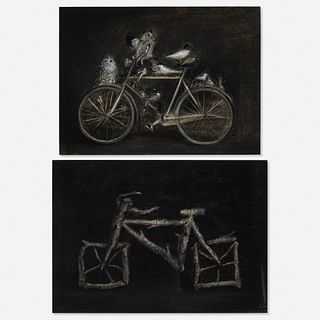 Derrick Guild, Bike Perch; Birch Bike (two works)