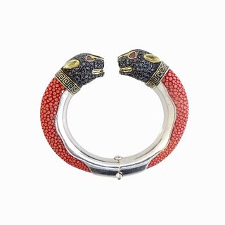 Maker Unknown Panther Bangle