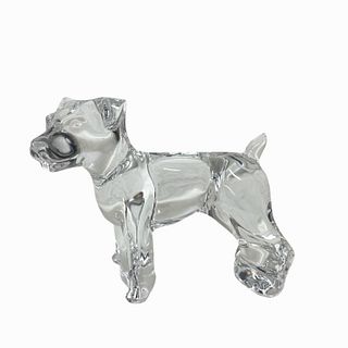 Baccarat Crystal Dog Paperweight