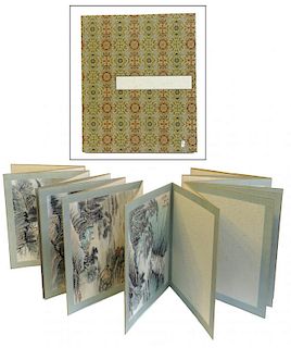 Chinese Watercolor Painting Album