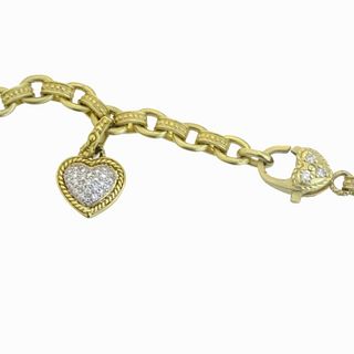 Possibly Judith Ripka Diamond Heart Bracelet