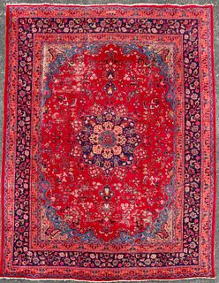 A LATE 20TH CENTURY HAND MADE ROOM SIZE PERSIAN CARPET
