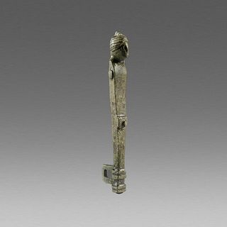 Ancient Roman Bronze Latch with HERM c.2nd cent AD. 
