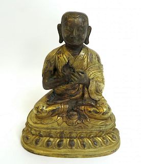 Gilt Bronze Buddha