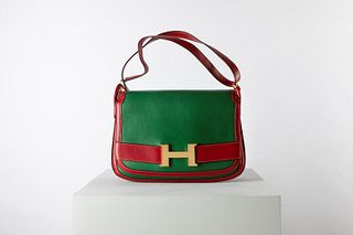 Hermès - Bicolor shoulder strap bag