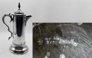 Silver Plated Reed & Barton Pewter Flagon