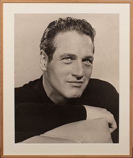 "Paul Newman". Tiraje de época en gelatina de plata, hacia 1961.