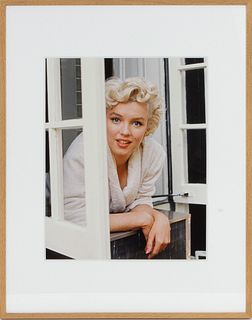 Sam Shaw (Nueva York, 1912-Westwood, 1999) "Marilyn Monroe" Tiraje contemporáneo en color, hacia 1950.