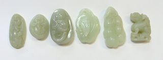 Assorted Jade Pendents