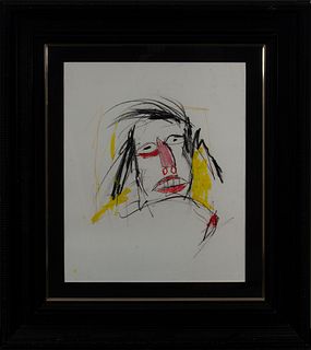 Jean-Michel Basquiat (Nueva York, 1960-1988)  "Sin título".